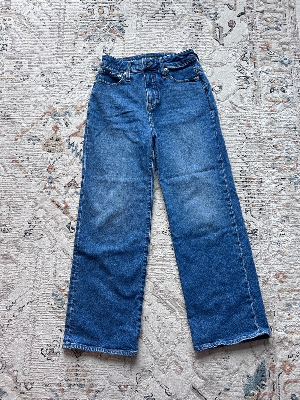 J. Crew Curvy wide Leg Jeans